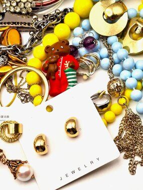 #6 Wearable Bulk Jewelry Lot NO MYSTERY